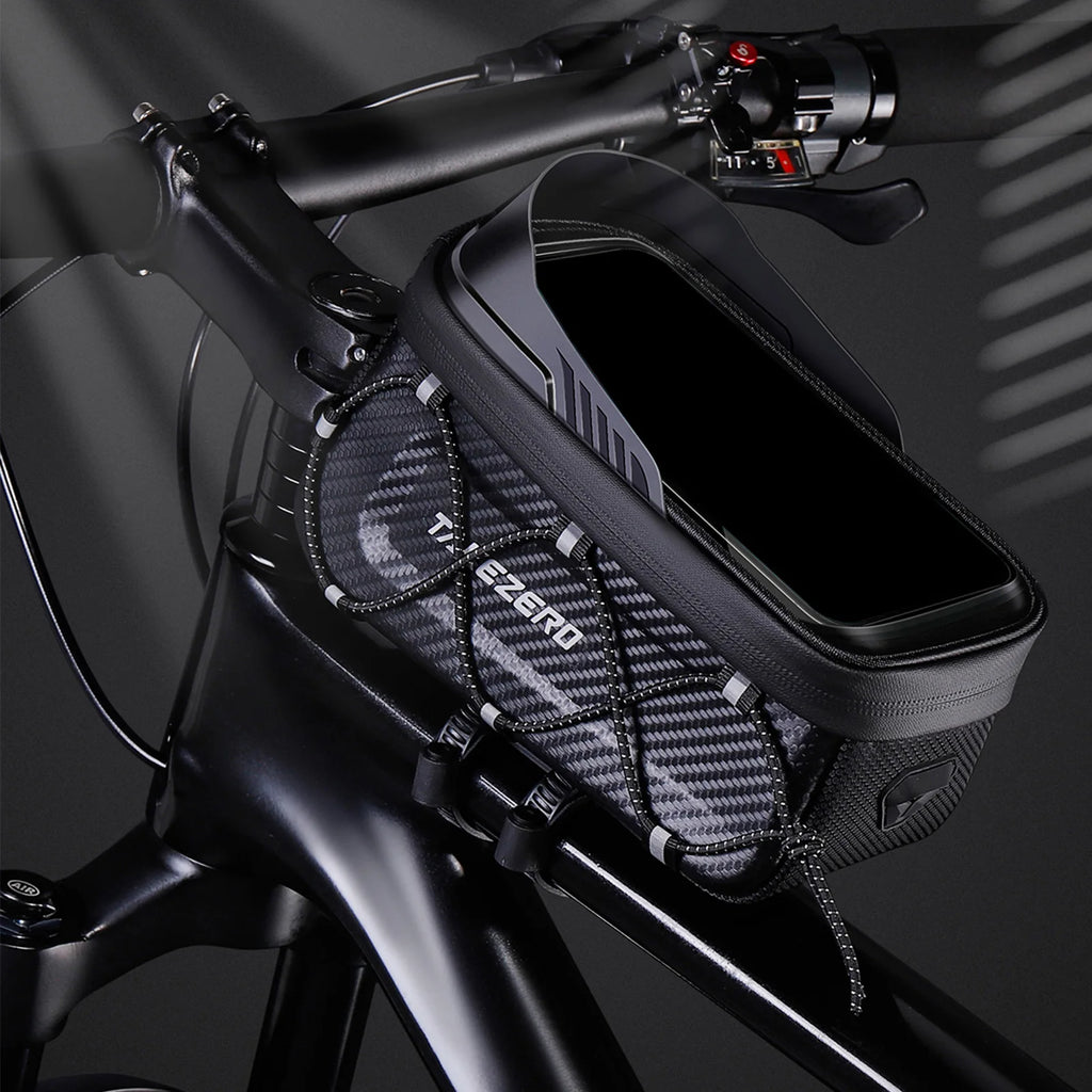 Front Bicycle Pouch Waterproof Cycling Accessories TPU Touchscreen