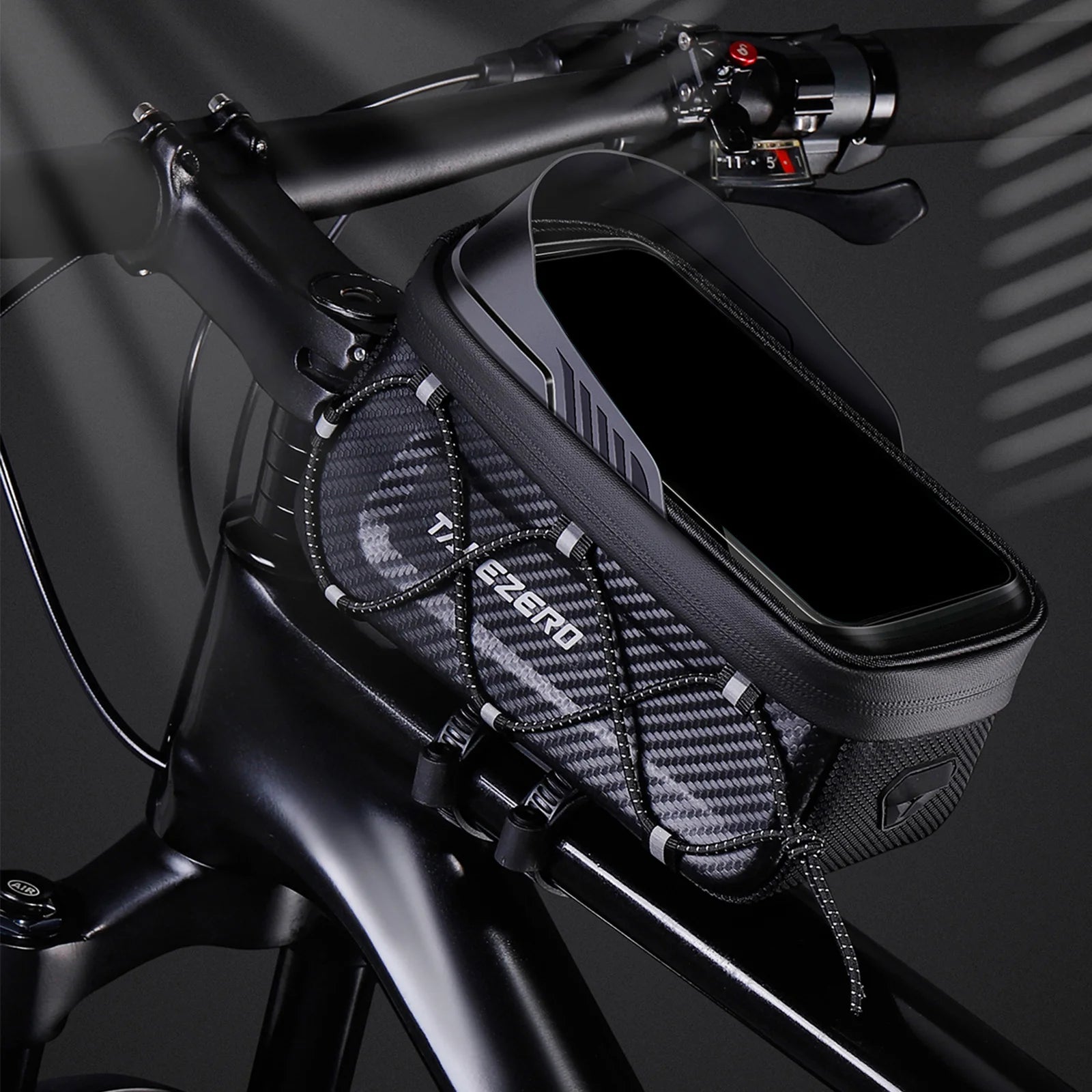Front Bicycle Pouch Waterproof Cycling Accessories TPU Touchscreen