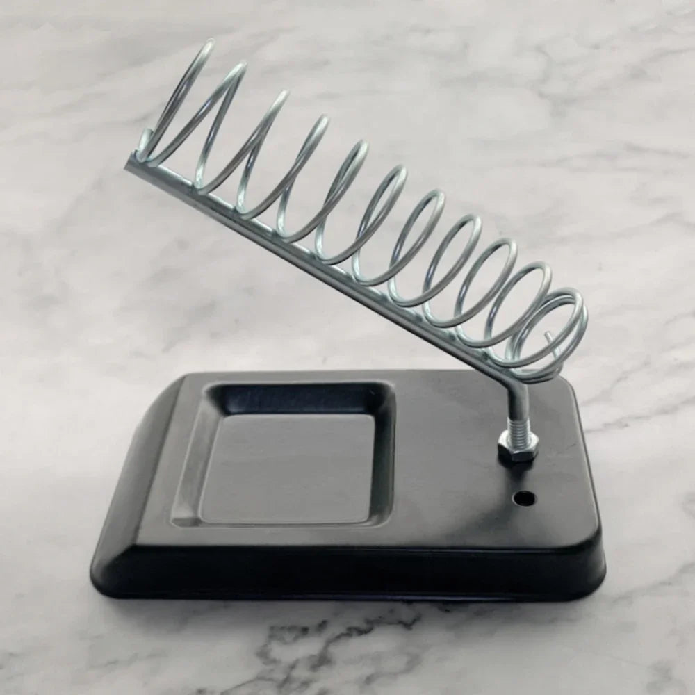 Soldering Iron Stand with Sponge Cleaning Pad – Universal Holder Soldering Iron Stand Zpaxo