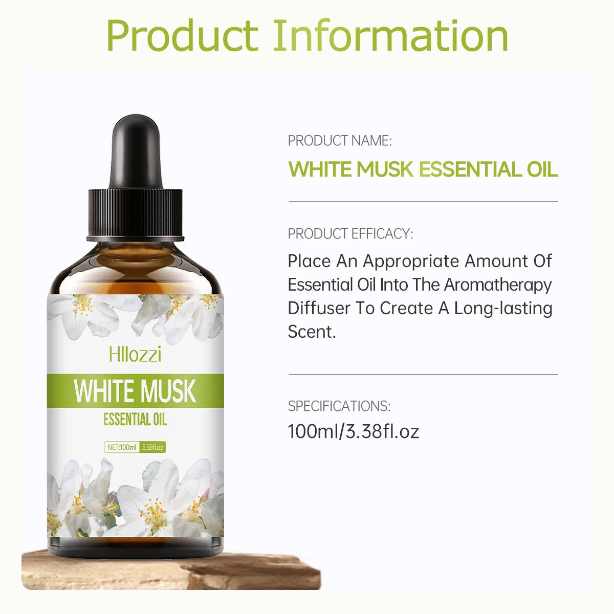 White Musk Essential Oil Very Suitable Diffusers Humidifiers Home Zpaxo
