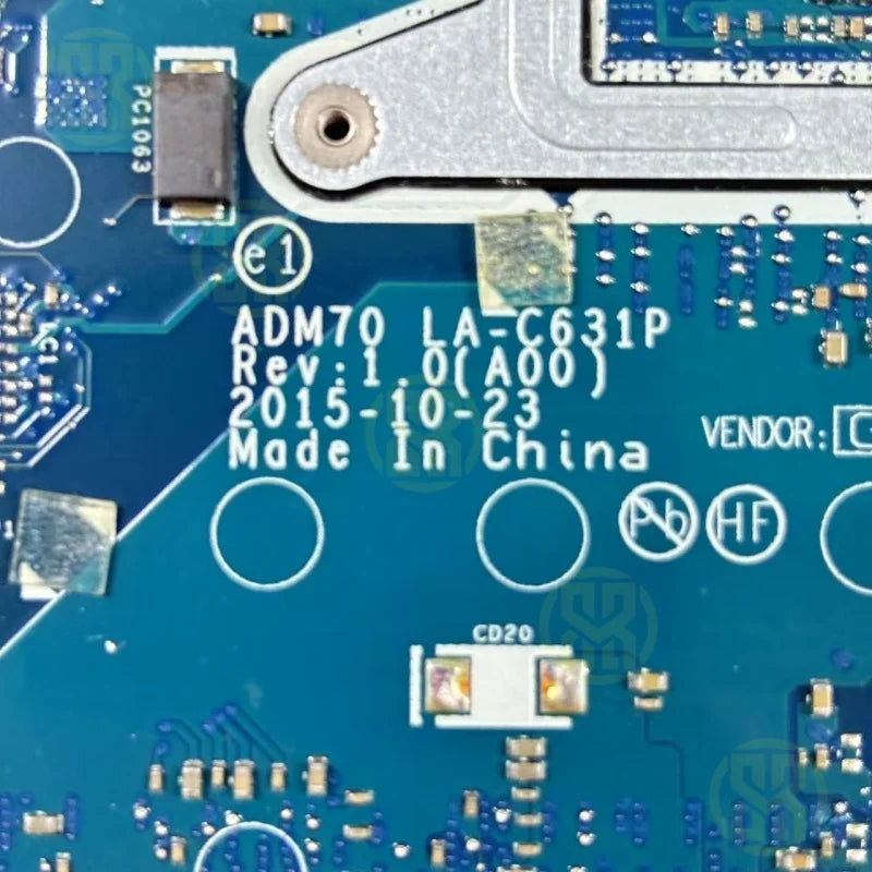 AMD70 LA-C631P Dell Latitude 5470 Laptop Motherboard SR2EY I5-6200U