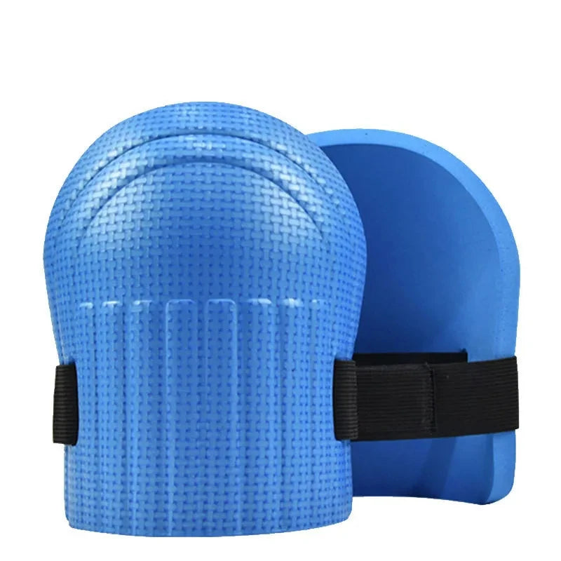 EVA Foam Knee Pads Non Slip Textured Surface Tile Mud Worker Floor Zpaxo Blue