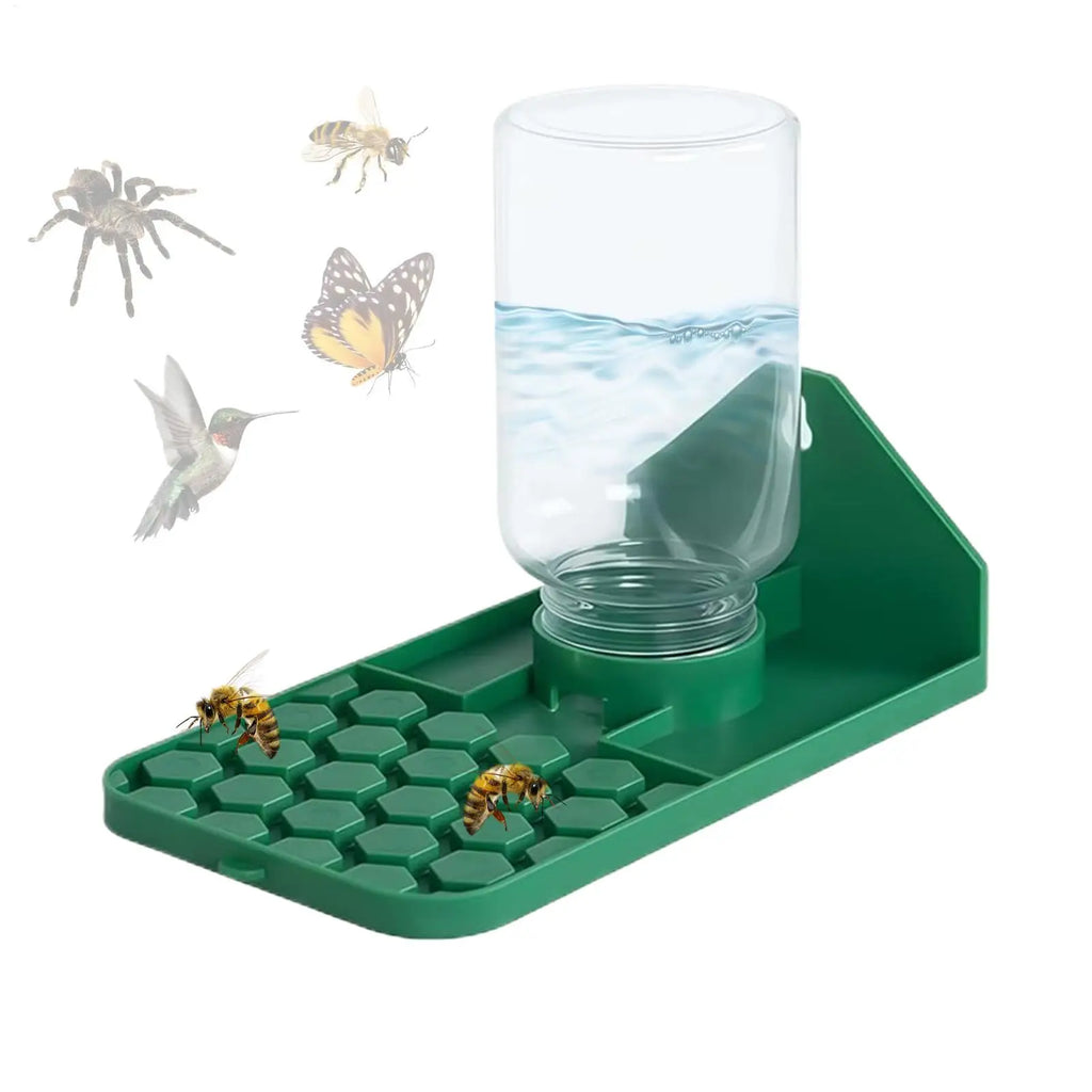 Leakproof Multi-Hole Water Feeder for Bees, Geckos & Spiders Pet Water Feeder Zpaxo