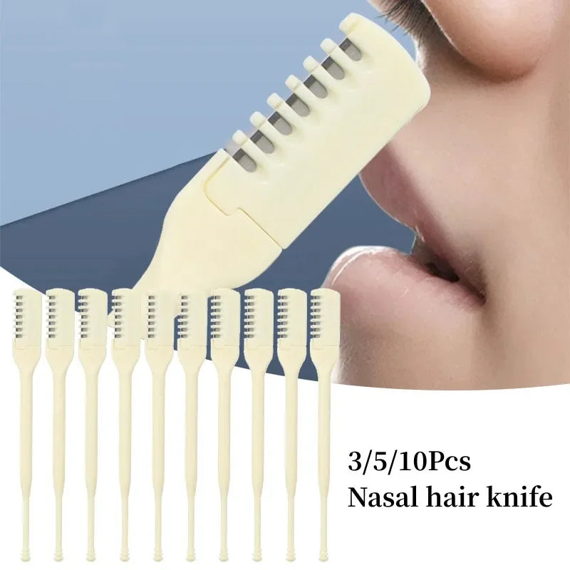 1 5 Nose Hair Remover 360 Rotating Nasal Clippers Trimmer Women Men