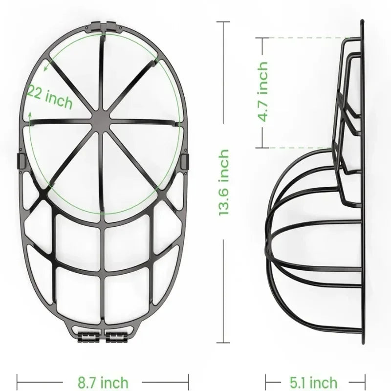 Hot Baseball Cap Washer Bag for Washing Machine Anti-Deformation Hat Cleaning Cage Frame Holder Home Laundry Guard Support Zpaxo