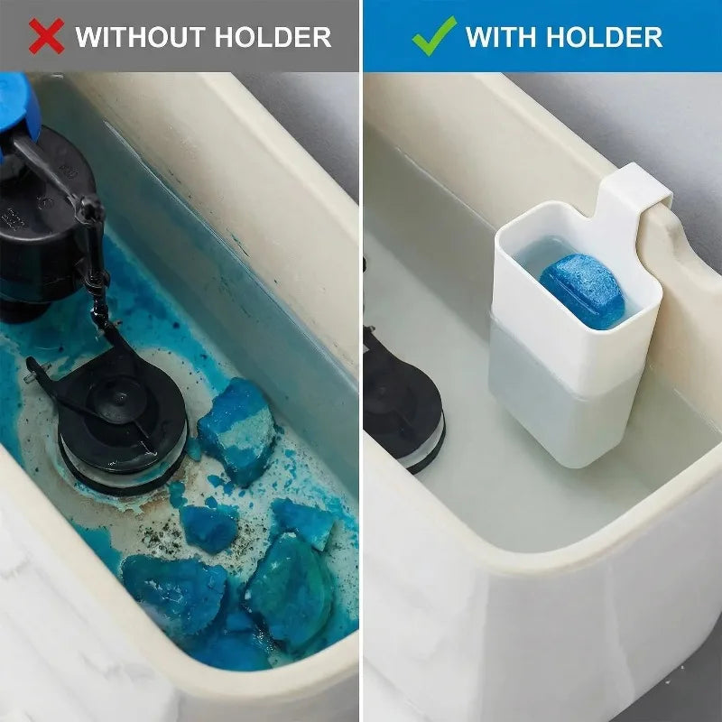 Anti-Corrosion Hanging Slow-Release Dispenser Toilet Bowl Deodorizer Hanger Toilet Solid Cleaner Buffer Box Tank Part Free Glove Zpaxo