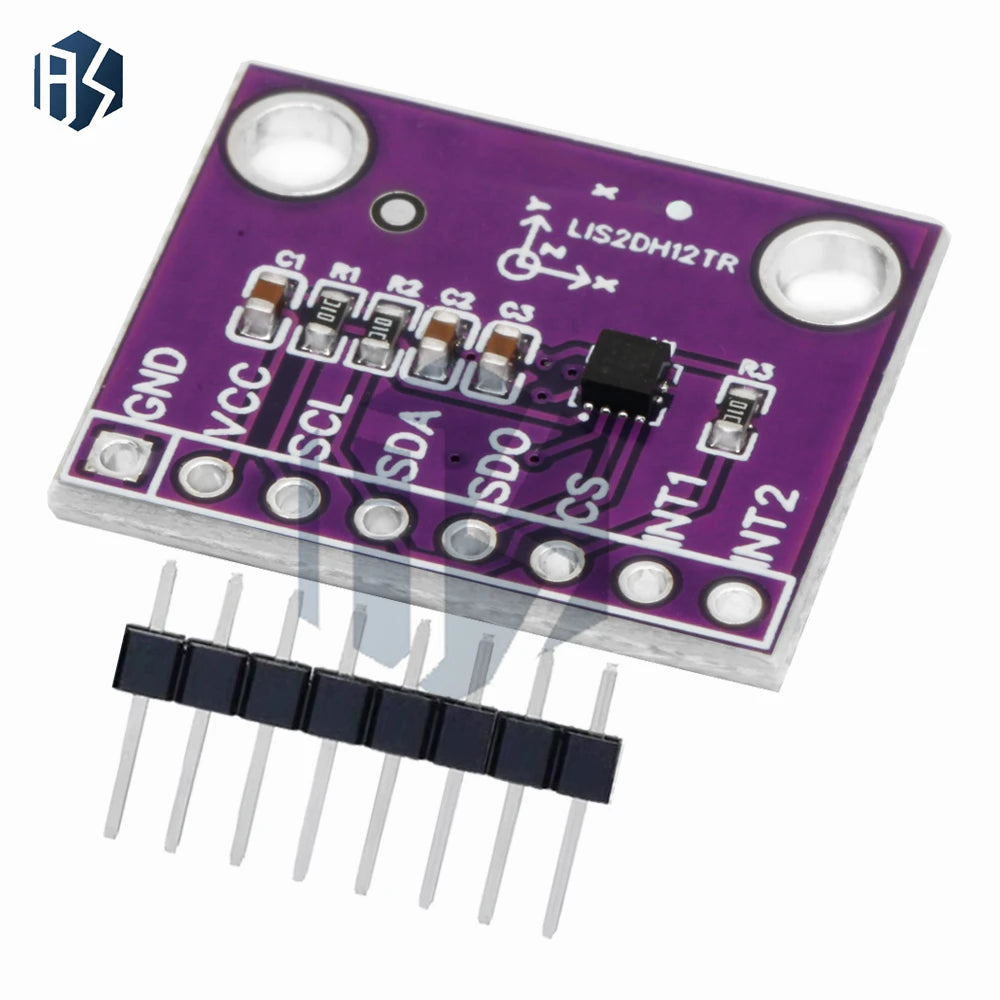 LIS2DH12TR Triaxial Accelerometer Module, ADXL345 Alternative Sensor Board Zpaxo