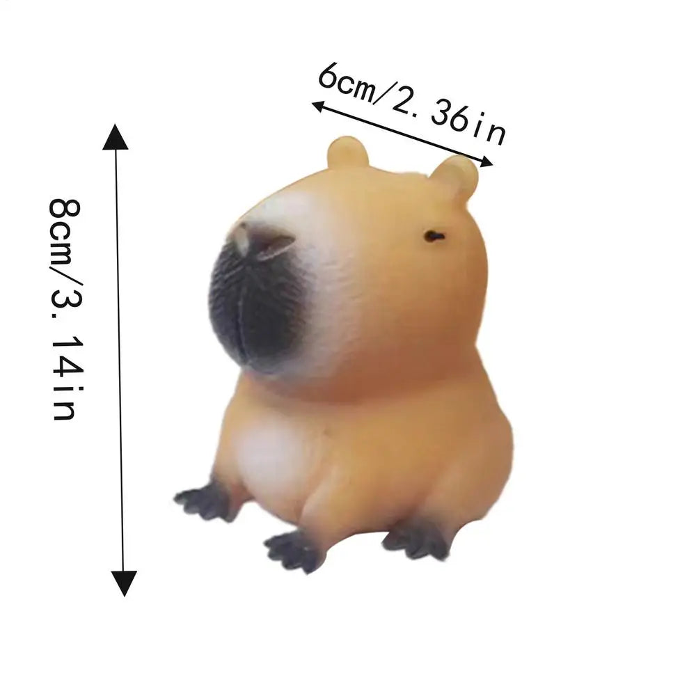 Squishys Capybara Soft Pinch Toy Squeeze Toys Fidgets Silicone Stress