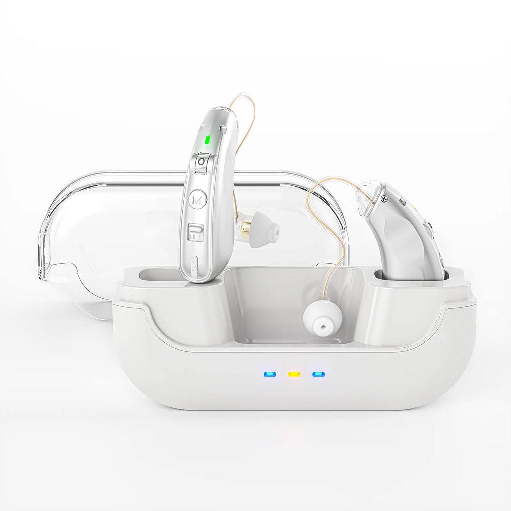 Hearing Amplifiers Earbud Invisible Long-lasting Charging Case