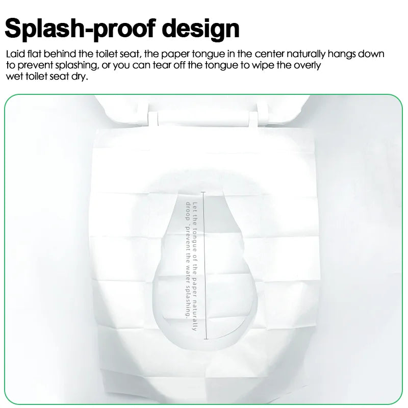 Water Soluble Toilet Cover Flushable Plant Based Individually Wrapped