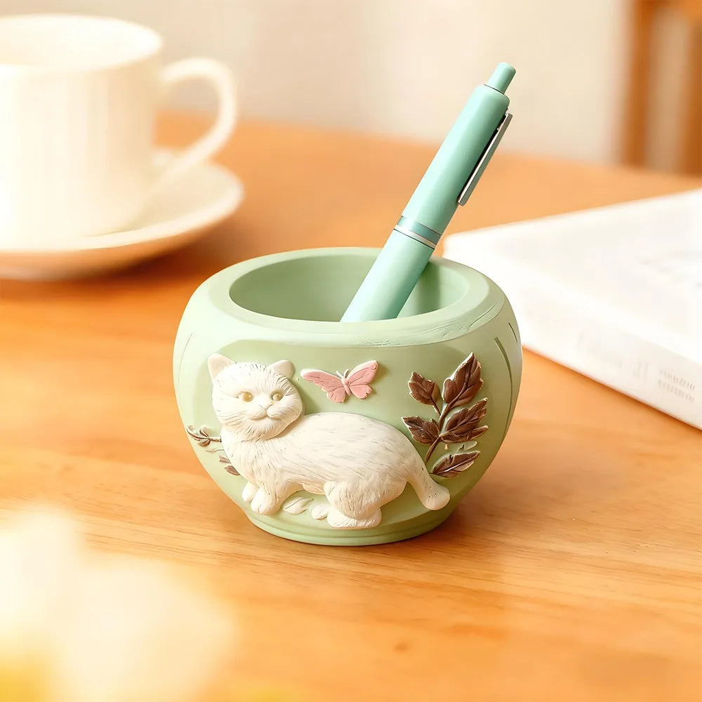 Cat Silicone Mold – DIY Flowerpot, Ornament & Storage Jar