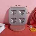 4 6 9 12 Even Bear Mold Baking Pan Non-stick DIY Cute Candy Cake Tool