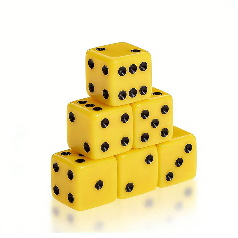 Casino Craps Dice Sets Acrylic Large D6 Opaque Bulk Board Games