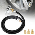 31" Flexible Tire Inflator Hose Extension – 90° Lock-On Chuck Kit