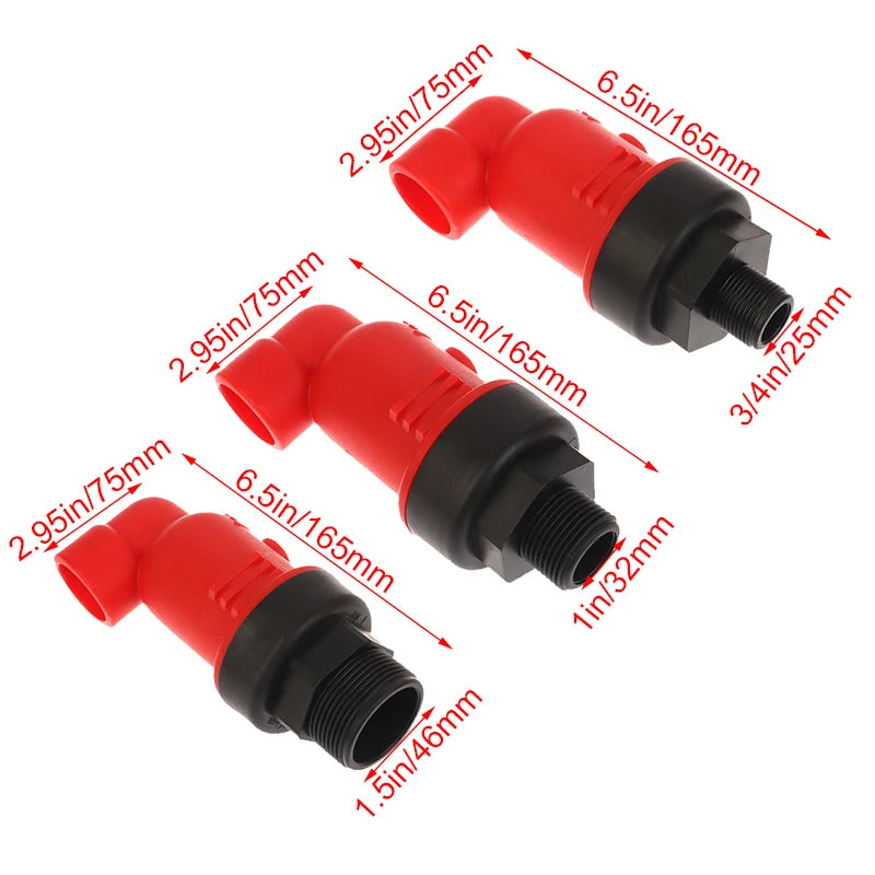 Plastic Automatic Air Vent Valve 3/4″ 1″ 1.5″ | Irrigation