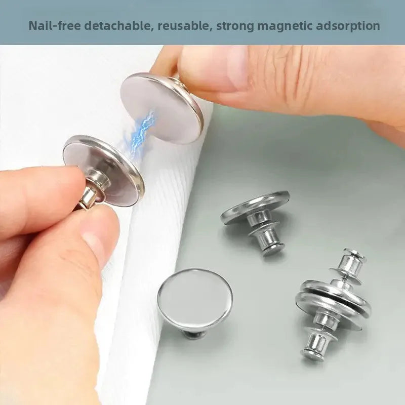 Strong Magnetic Clips Grab a Curtain Parts Bedroom Curtains Accessories Flexible Rails for Curtains Curtain Tongs Pin Magnets Zpaxo