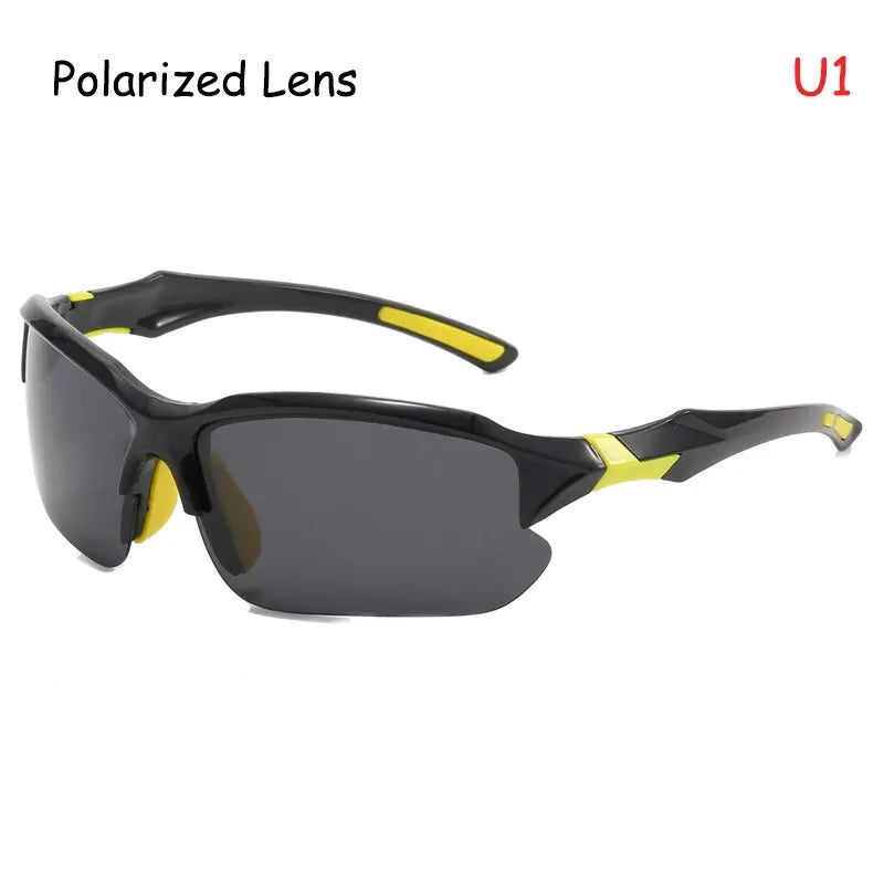 Sports Polarized Cycling Glasses Road Bike Sunglasses Bicycle Goggles MTB Outdoor Sports Glasses UV 400 Running Fishing Eyewear Zpaxo U1