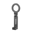 Universal Magnetic Phone Holder Travel Essentials Flexible Rotation Hands-Free Airplane Phone Mount Seat Adjustable Phone Stand Zpaxo black