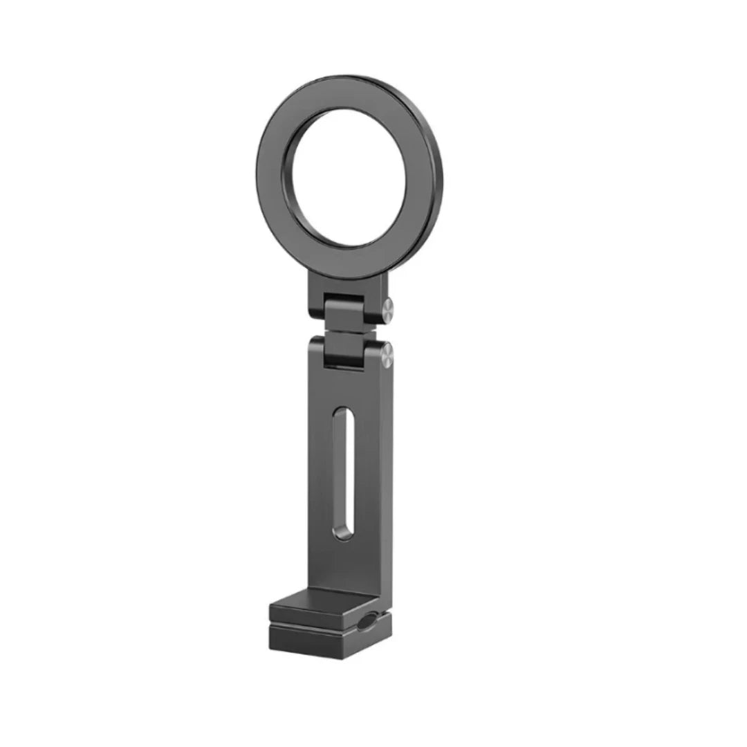 Universal Magnetic Phone Holder Travel Essentials Flexible Rotation Hands-Free Airplane Phone Mount Seat Adjustable Phone Stand Zpaxo black