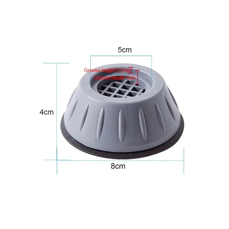 Silicone Washing Machine Anti-Vibration Foot Pads | 2–12 Pack