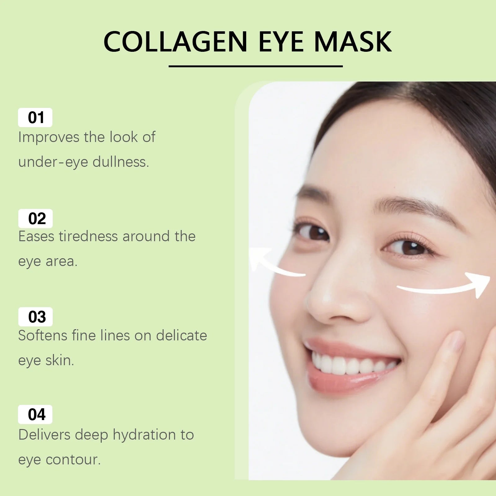 EELHOE Collagen Eye Mask Patches – Dark Circles & Firming Eye Mask Patches Zpaxo