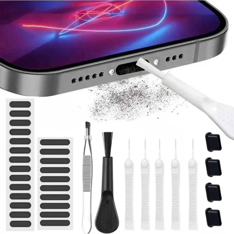 Mobile Phone Speaker Charging Port Cleaning Dust Plug Iphone Airpods Zpaxo