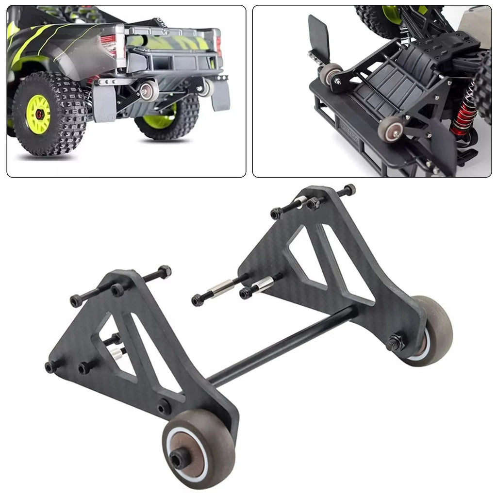 1 7 RC Car Carbon Fiber Metal Wheelie Bar Upgrade Parts Arrma Mojave