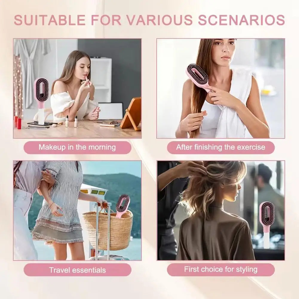 Anti-Static Spray Bottle Comb – Portable Wet & Dry Hair Comb Hair Styling Comb Zpaxo