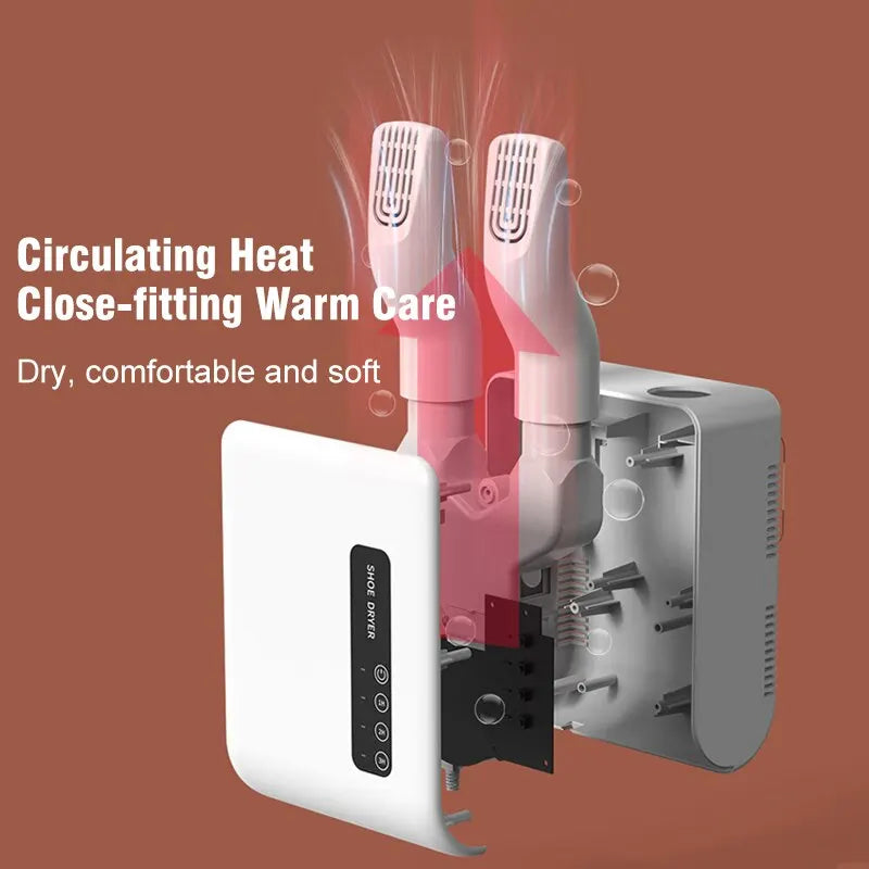 220V Electric Shoes Dryer Bake Shoe Gloves Drying Machine Sterilizer Boots Drier Foot Protector Odor Deodorant Heater Shoe Dryer Zpaxo