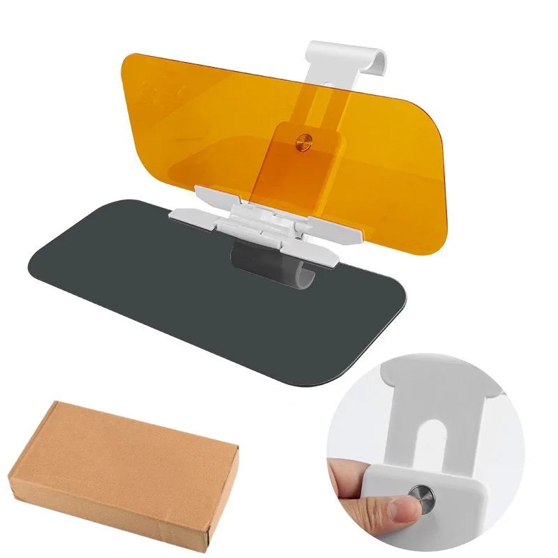Dual Purpose Car Sun Visor Day Night Anti Glare Extender Driving