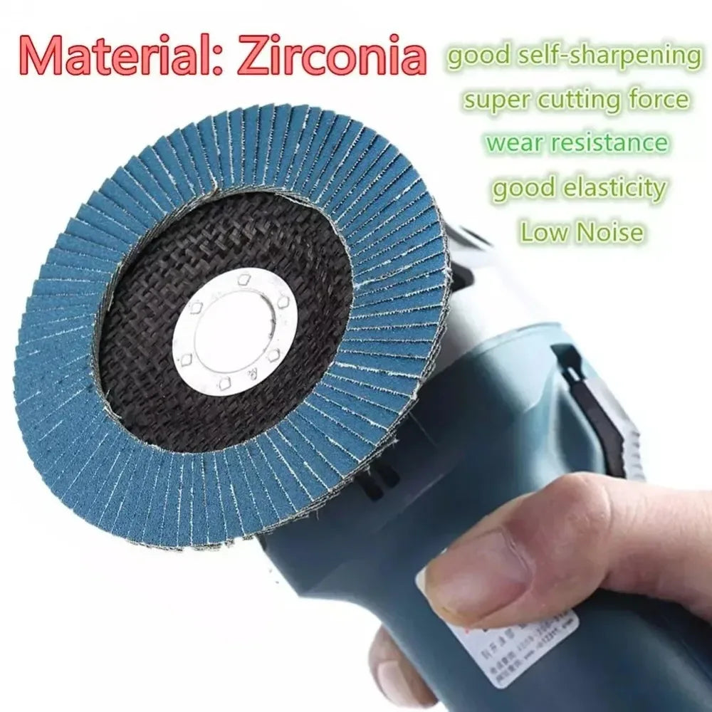 5'' Metal Sanding Flap Discs Angle Grinder Wheels Blade 60 80grit