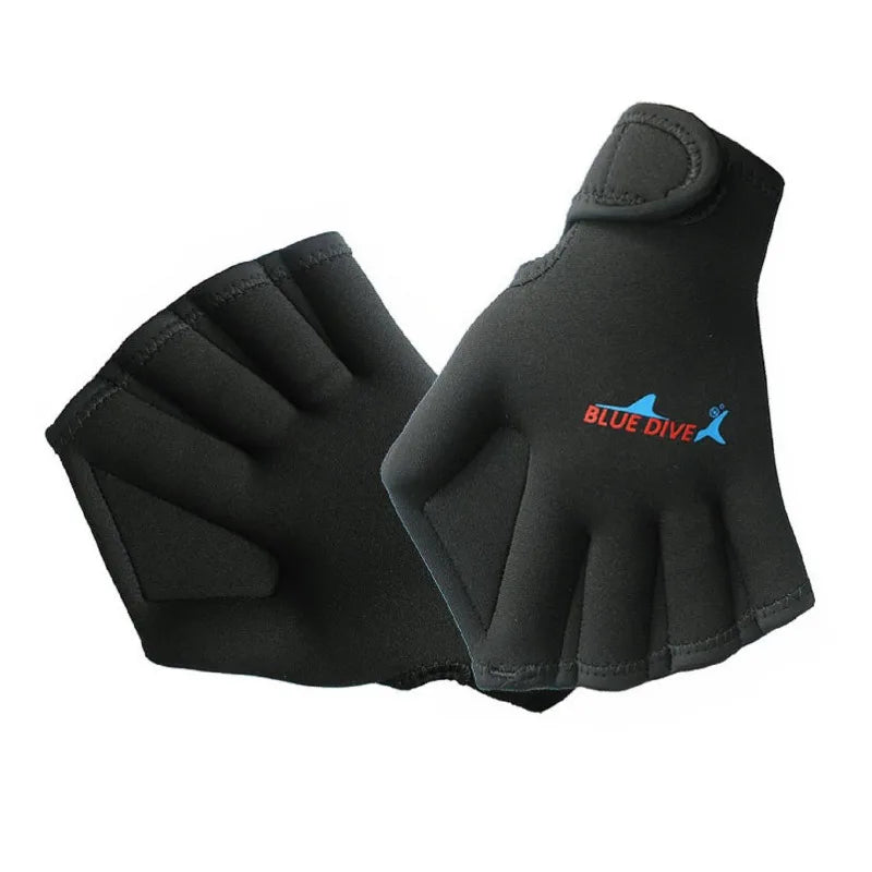 Adult Children's Diving Swimming Gloves Open Fingers Paddling Duck Paw Gloves Snorkeling Sailor Webbed Winter Swimming Gloves Zpaxo