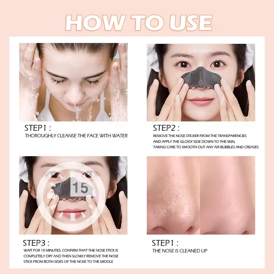 Blackhead Removal Nasal Patch - Nasal Cleansing Mask, Deep Cleansing, Gentle, Suitable for Both Men and Women for Removing Black Zpaxo