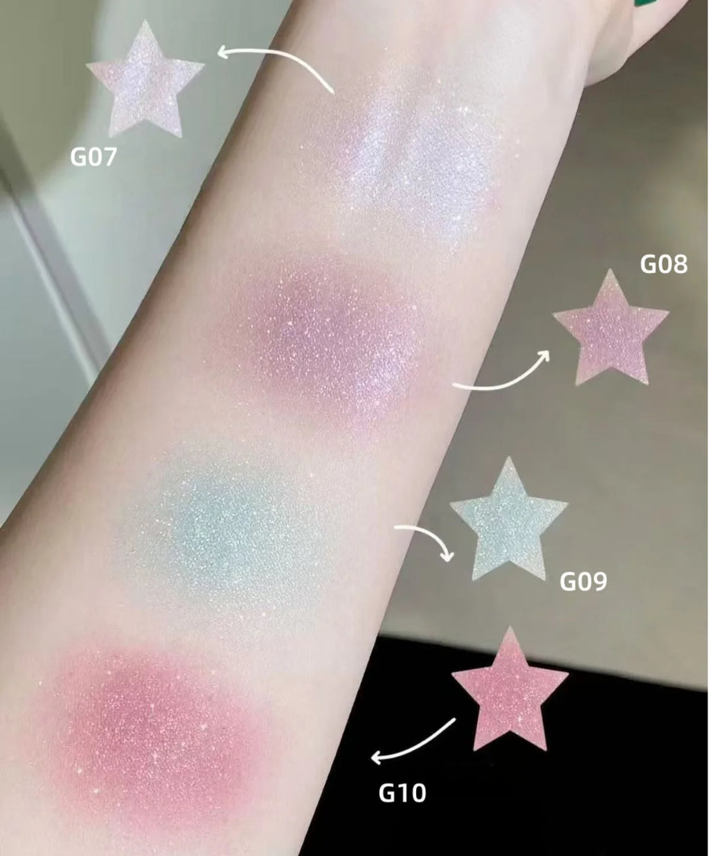 LEEMEMBER 3 Colors Eyeshadow Palette / MOMO N DREAMCORE Monochrome EYESHADOW 1.8GMatte Shimmer Makeup Cosmetics Zpaxo