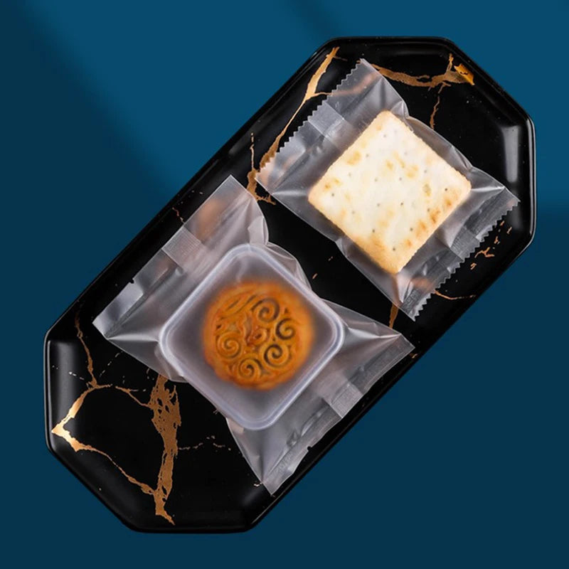 Thicker Machine Seal Bags Clear Frosted Food Biscuit DIY Baking Cake Zpaxo
