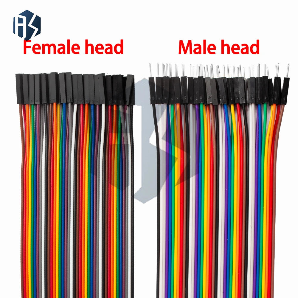 10CM Dupont Jumper Wire Kit 40Pin Male-Male, Male-Female & Female-Female – For Arduino DIY Projects Zpaxo
