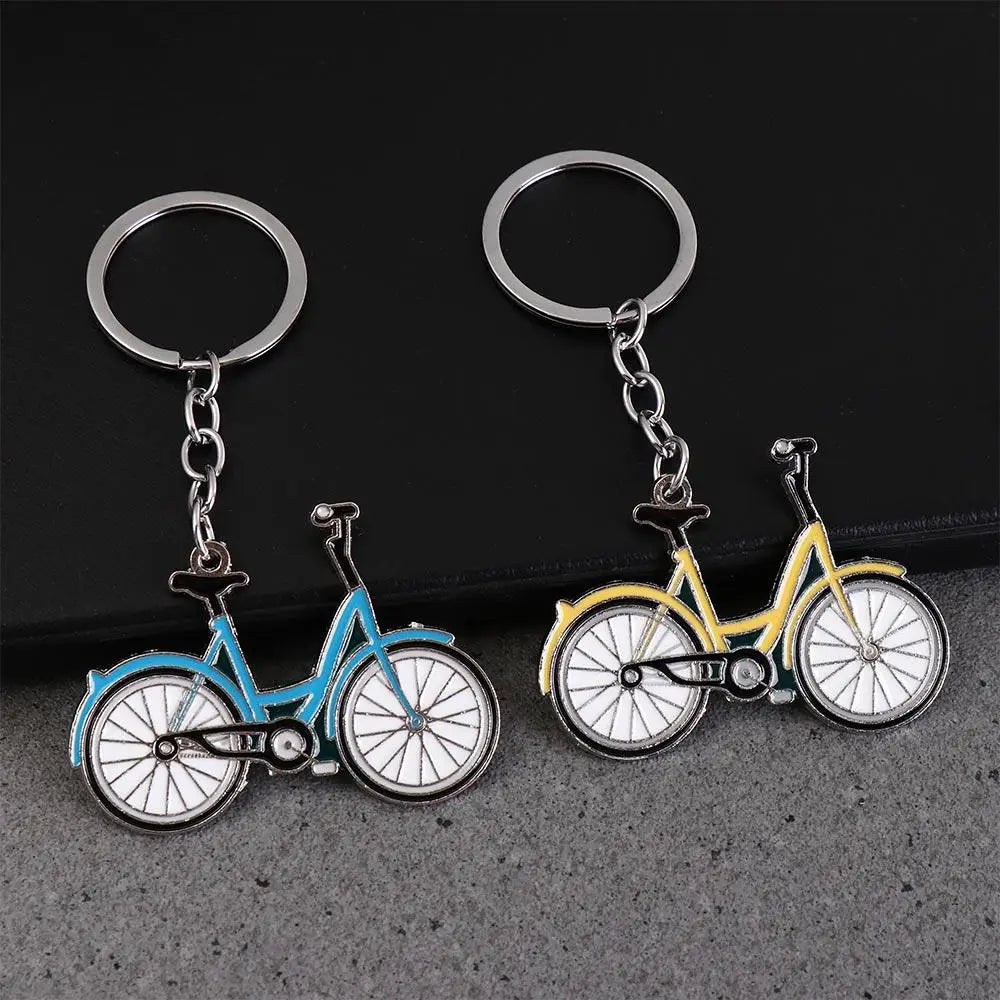 Bar Tool Metal Bicycle Keychain Bike Shaped Multifunctional Bottle Opener Keyring Fashion Portable Bike Key Rings Father's Day Zpaxo