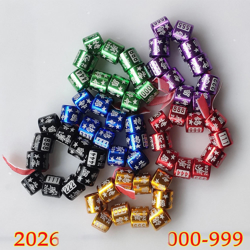 2026 Racing Pigeon Rings Doves Bird Decorative Pigeons Permanent