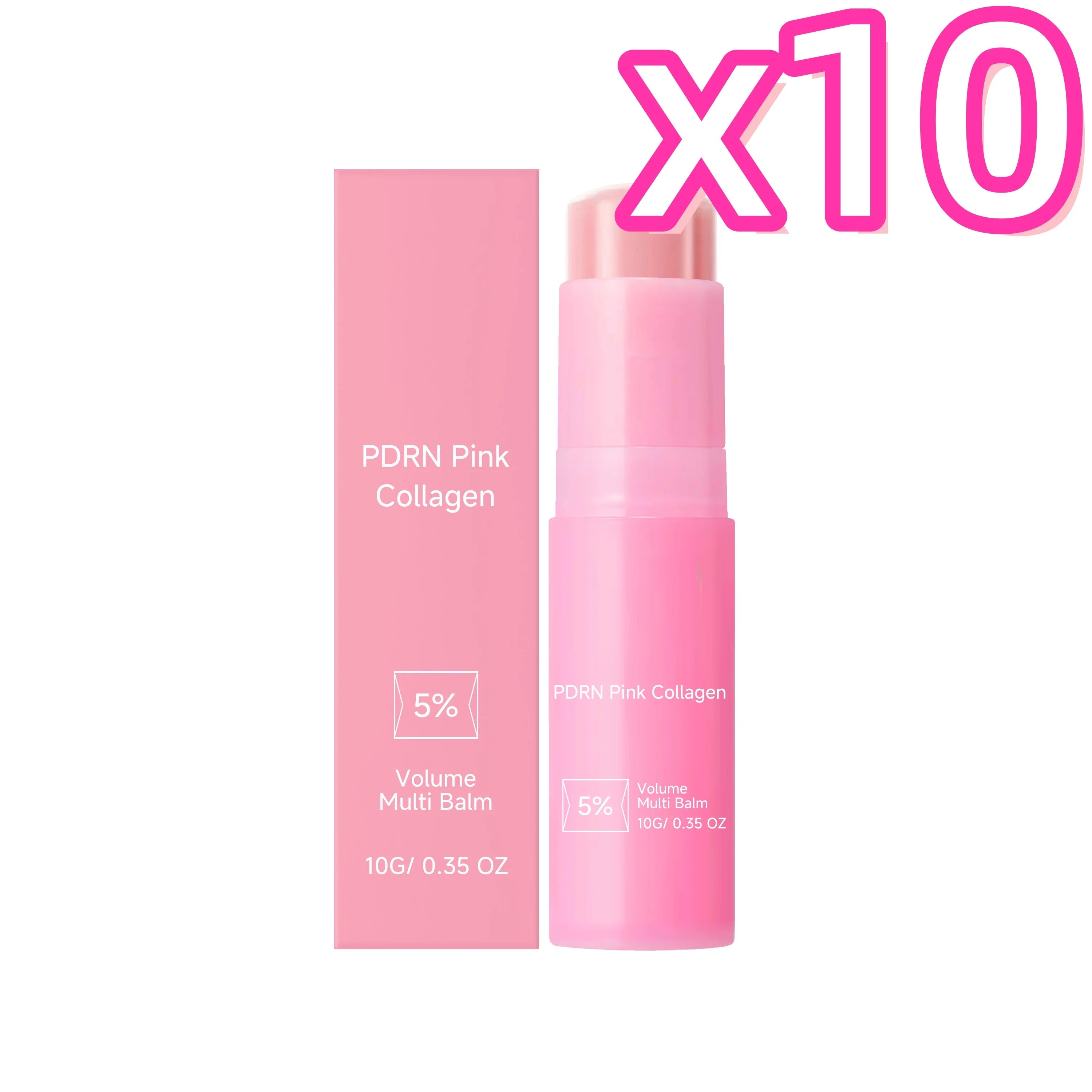Collagen Multi Balm Stick – Anti-Wrinkle Face & Lip Moisturizer Collagen Balm Stick Zpaxo 10g Boxed x 10