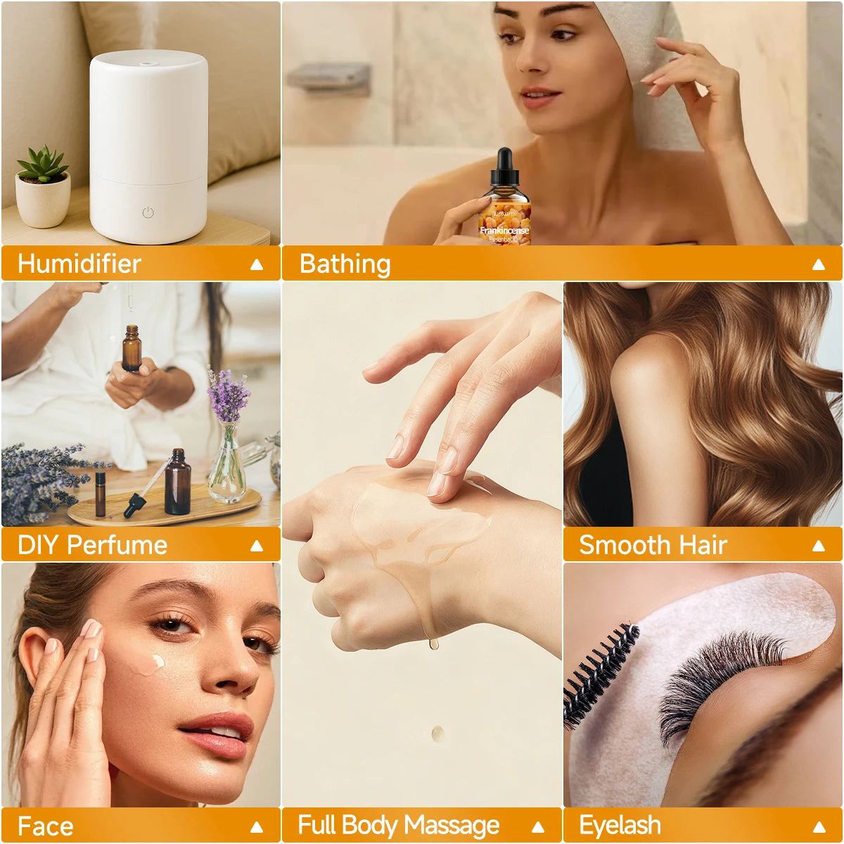 Frankincense essential oil natural fragrance, is suitable for body massage treatments ,hair care anddiffuser Zpaxo