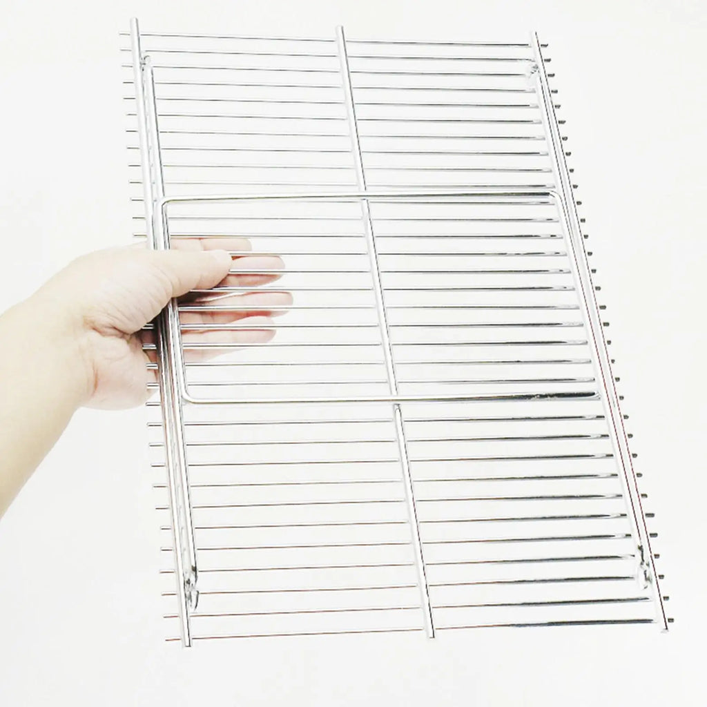 Folding Campfire Grill Baking Rack Drying Roasting Rack Multipurpose Camping Grill for Hunting Outdoor Picnics Fishing Trip Zpaxo