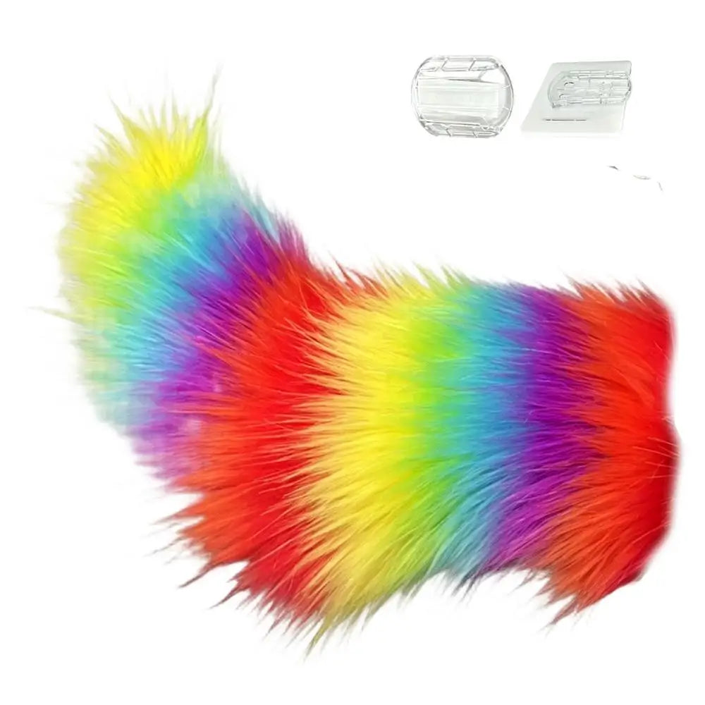 Moving Furry Tail Remote Control Wagging Plush Animal Car Trunk Zpaxo B