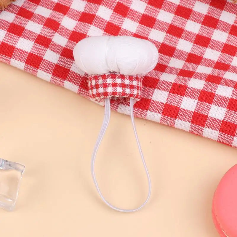 ▶1Pcs Cute Mini Doll Chef Hat Dolls Dress Up Hats Toy Dollhouse DIY Decoration Accessorie For 12-15cm Doll Kid Pretend Play Toys Zpaxo A2