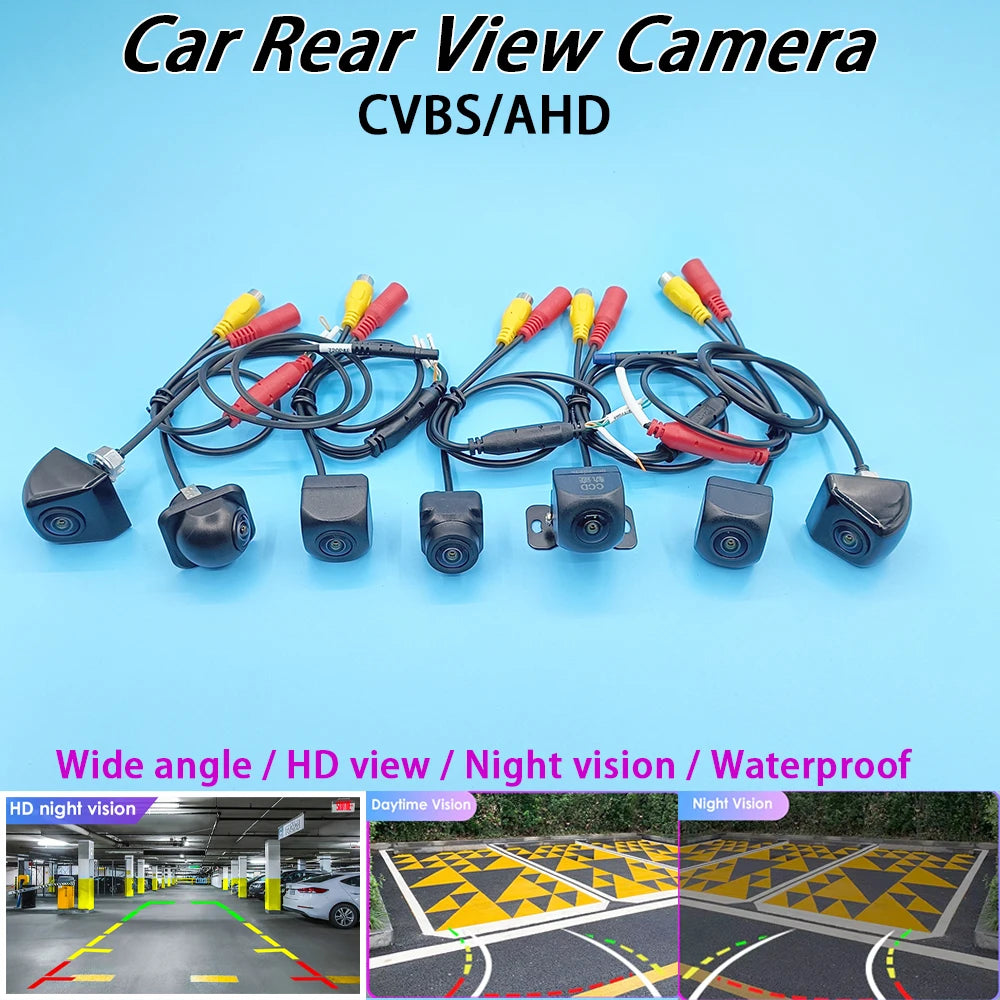 Car Rear View Camera AHD CVBS Night Vision Reversing Parking IP68