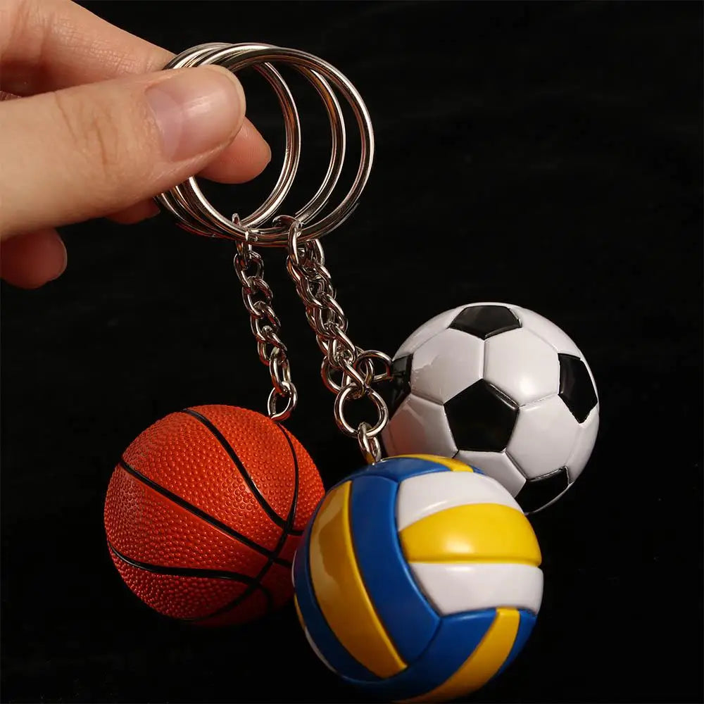 Volleyball Car Accessories Car Pendant Soccer Fun Keychains Key Ring Ball KeyChain Key Holder Bag Pendant Zpaxo