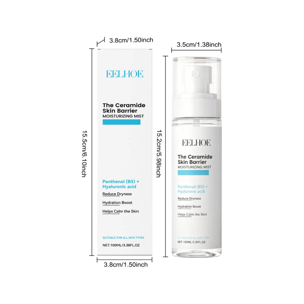 EELHOE Hyaluronic Acid Face Mist – Hydrating Toner Spray Hydrating Face Mist Zpaxo 100ml Boxed