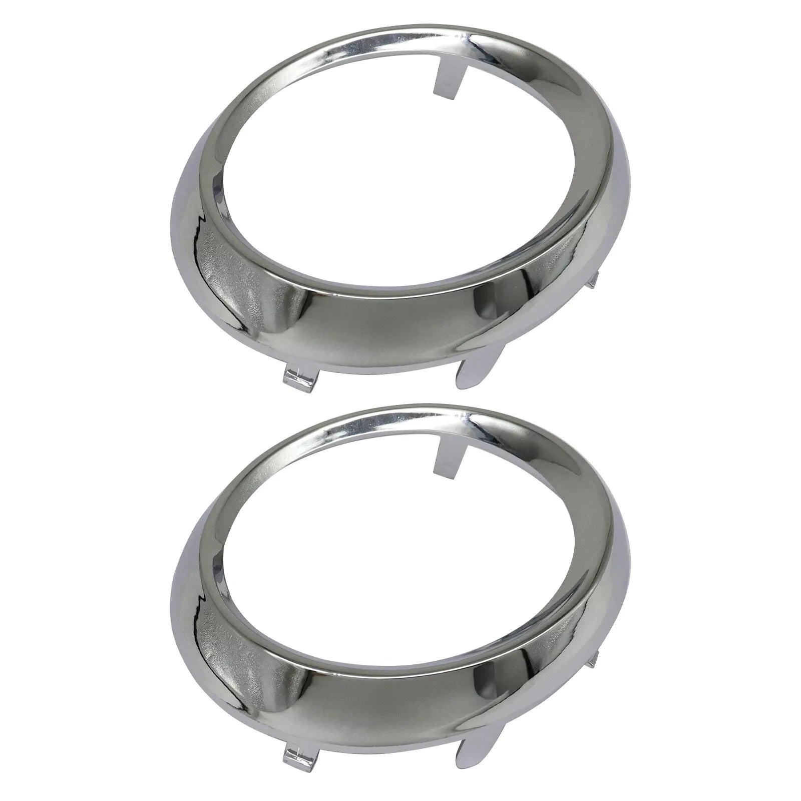 1 Pair Car Fog Light Lamp Bezel Cover Chrome Trim Rings 52713-08020
