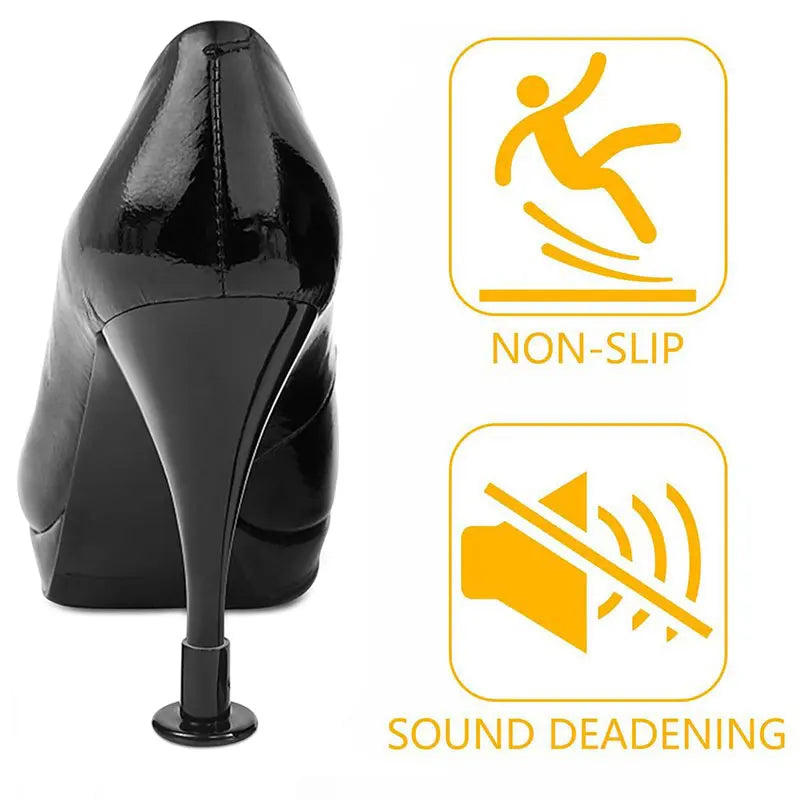 10 30 Heel Protectors Stiletto Dancing Covers Anti-slip Durable