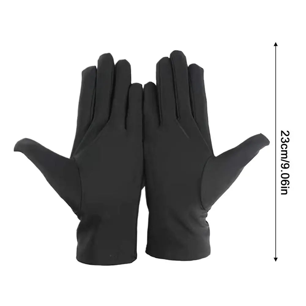 Black Jewelry Inspection Gloves – Fingerprint-Free Wrist Gloves Jewelry Inspection Gloves Zpaxo 1Pair