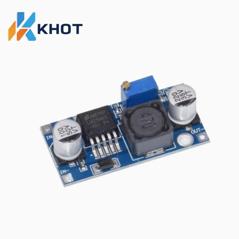 48V adjustable voltage reduction module DC-DC LM2596HVS input 4.5-47V electric vehicle stabilizer power supply Zpaxo Default Title